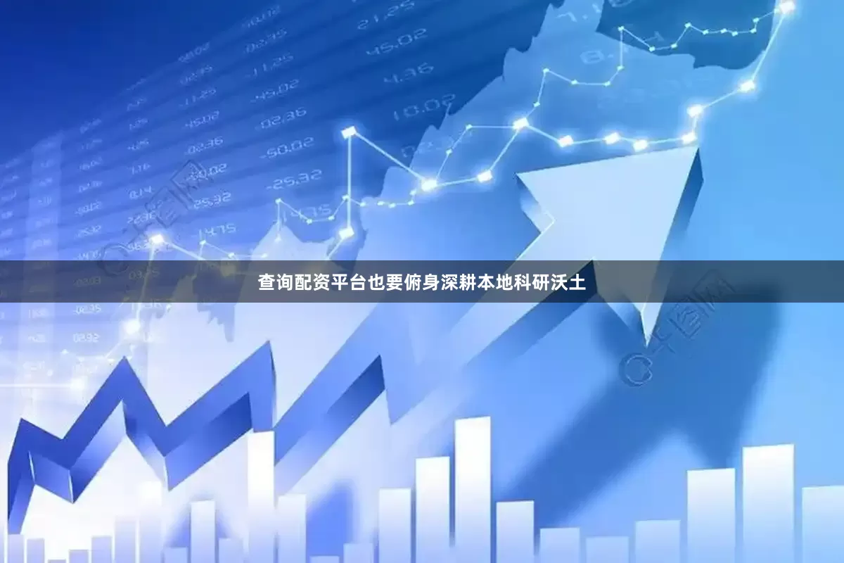 查询配资平台也要俯身深耕本地科研沃土
